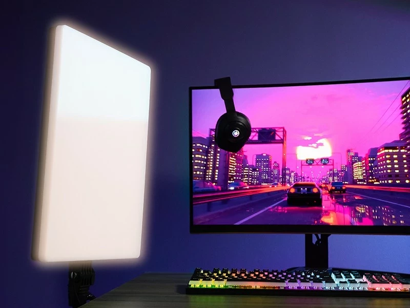 Llampë panel LED Tracer Lumi PRO me stativ 180cm, 160 LED, me telekomandë