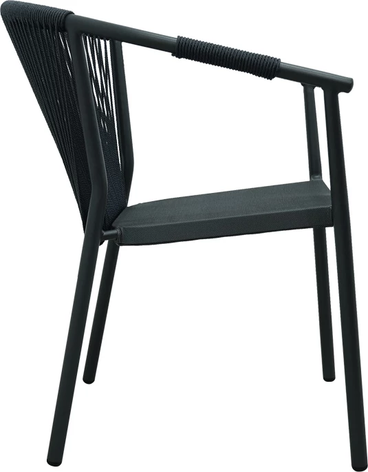 Karrige alumini, ngjyrë gri, e grumbullueshme, 56x63x82cm