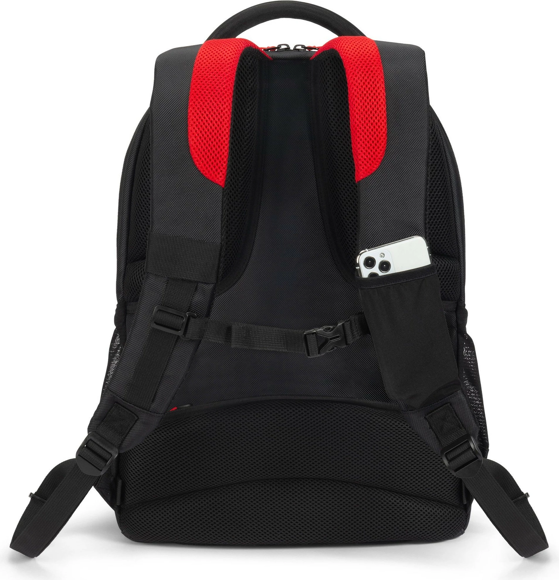 Shpinë DICOTA D32119-RPET, 16", Kasë për laptop, rPET, e zezë dhe e kuqe