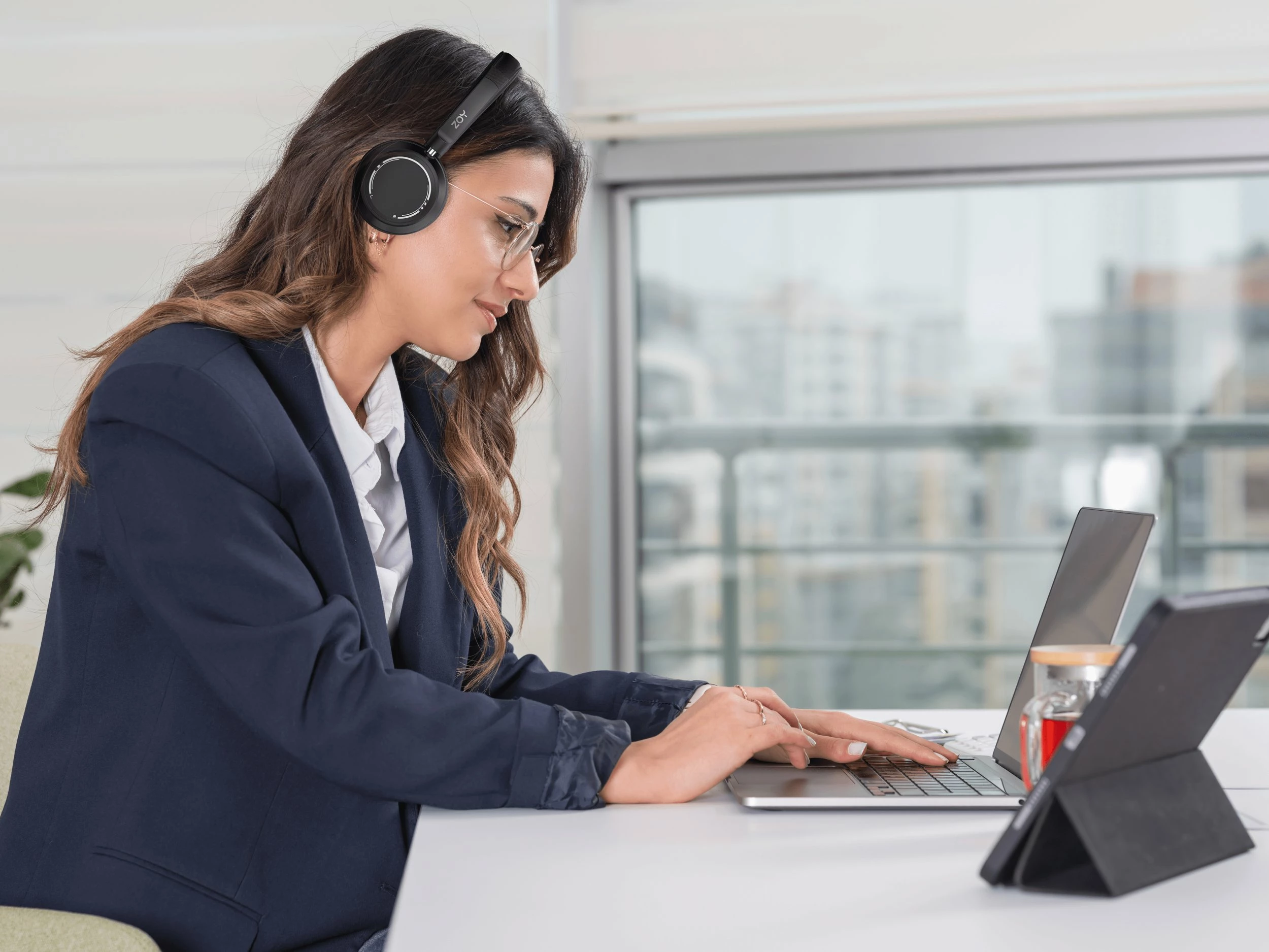 Kufje me mikrofon ZOY ZHS40, me kabllo 3.5mm + USB, driver 40mm, kontroll volum, zezë