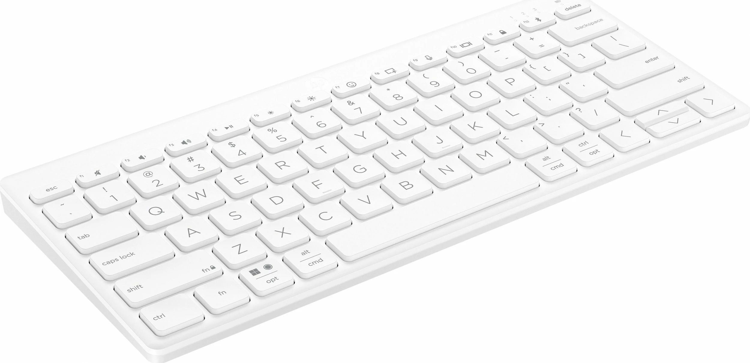 Tastierë HP 350 692T0AA#ABB, wireless Bluetooth 5.2, layout UK, kompakte, e bardhë