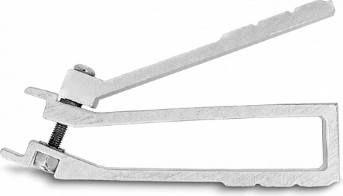 Pincë DeLOCK për cage nuts M4/M5/M6, alumin, 80 x 50 x 15 mm, argjend