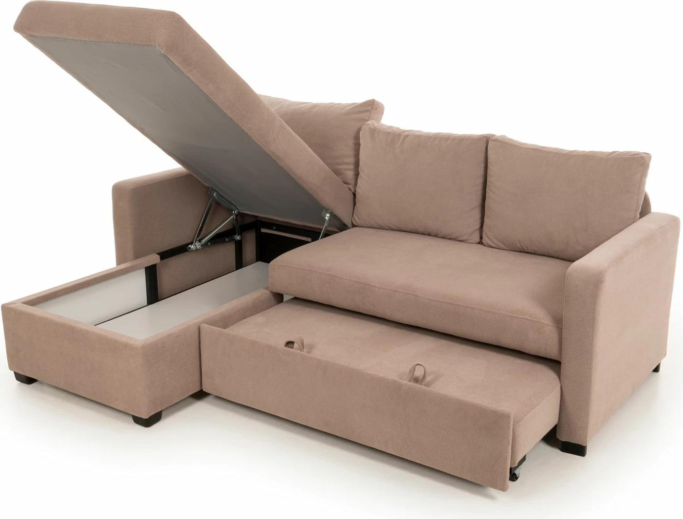 Kënd-sofë krevati Atelier del Sofa, ngjyrë mink