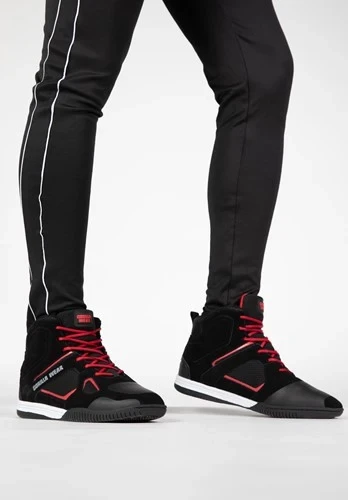 Troy High Tops - Black/Red [Madhësia: 40]