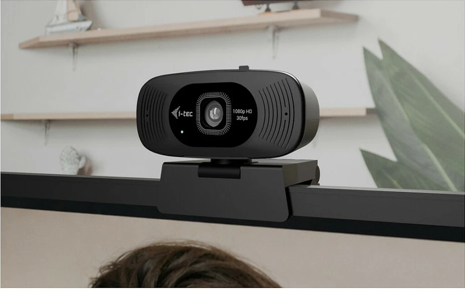 Webcam I-Tec SOLOMON 200, 1080p Full HD, 30fps, e zezë