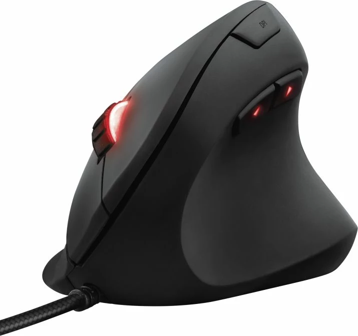 Maus Trust GXT 144 Rexx 10000 DPI RGB USB me kabllo, i zi