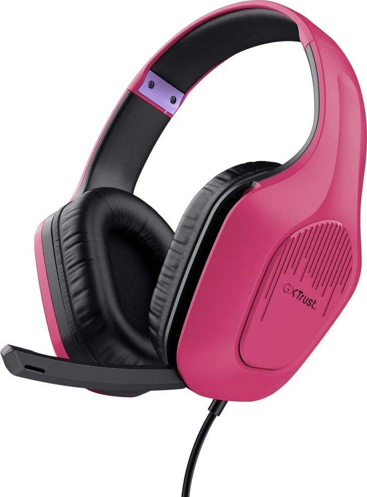 Kufje Trust GXT 415P Zirox, Gaming, Rozë