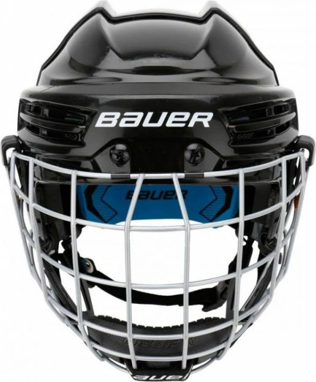 Helmetë hokeji për djem Bauer, e bardhë