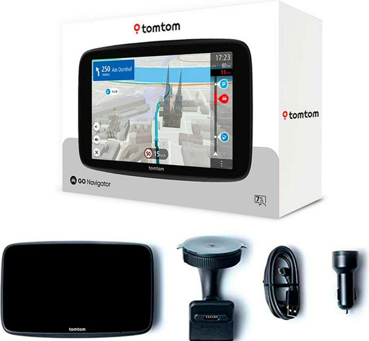 Navigacion TomTom GO, 32 GB, 7", i zi