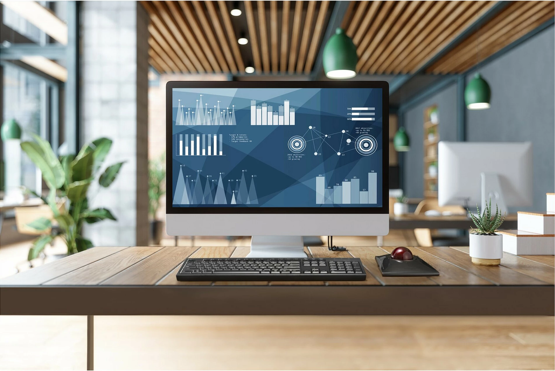 Trackball Kensington SlimBlade Pro, wireless + Bluetooth + USB, 1600 DPI, i zi