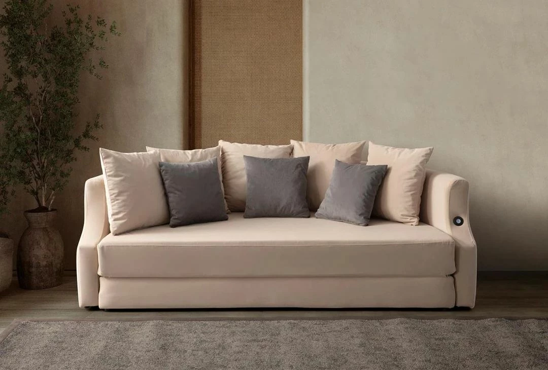 Divan-krevat 3 vendesh Atelier del Sofa, Letto, krem
