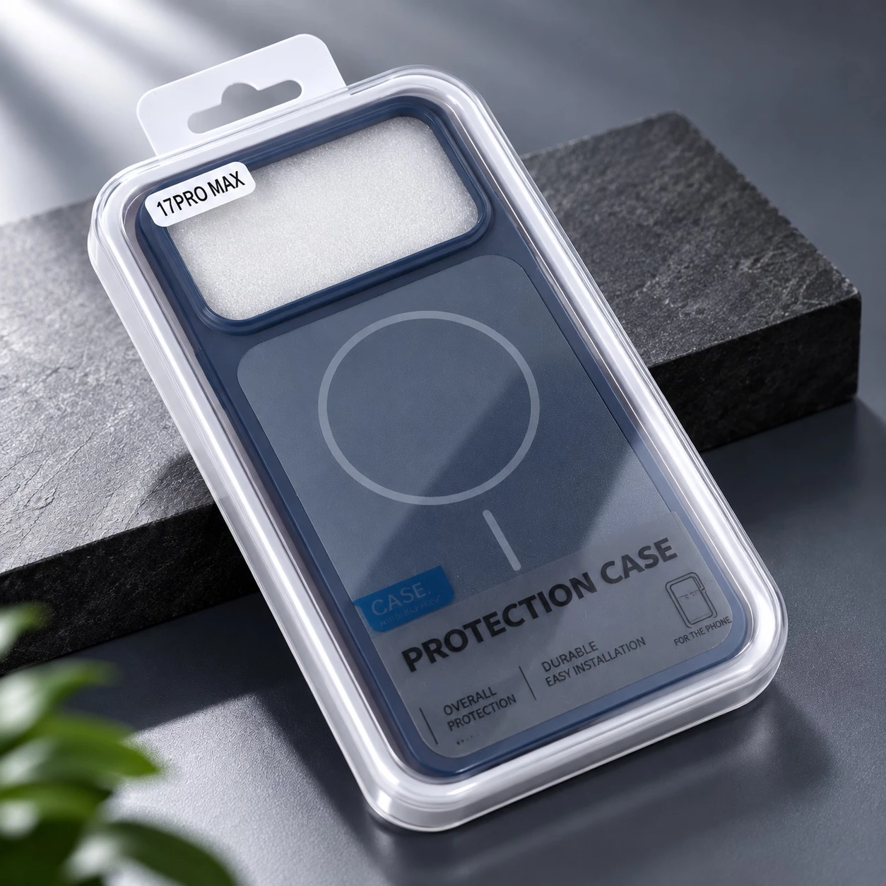Mbrojtëse për iPhone 17 Pro Max – Blu e Errët