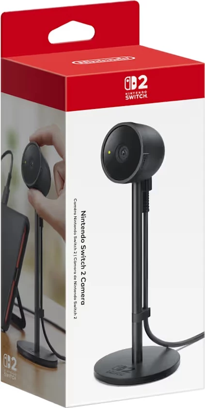 Kamerë Nintendo Switch 2, Nintendo, Switch 2 Camera, USB-C, wide-angle, me shutter privatësie, e zezë, me kabllo USB-C