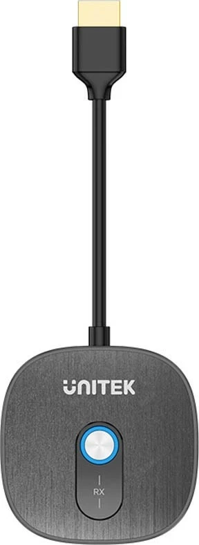 Marrës HDMI wireless Unitek V1711A, FullHD 1080p 60Hz, i zi