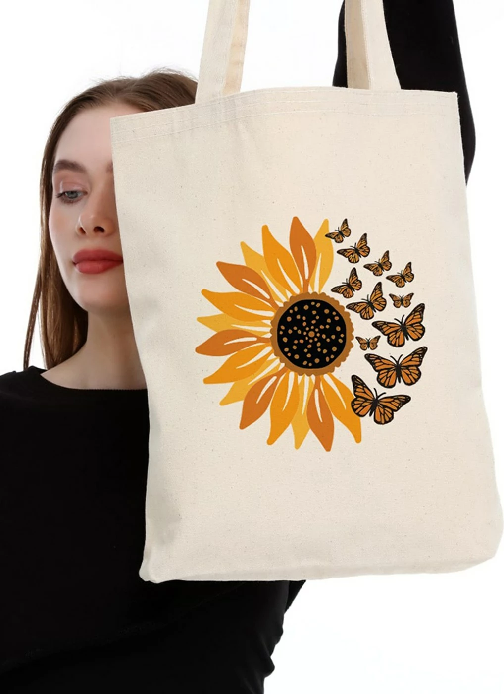 Çantë tote Zoozie Bags, krem, 35x40x8cm, model 1188