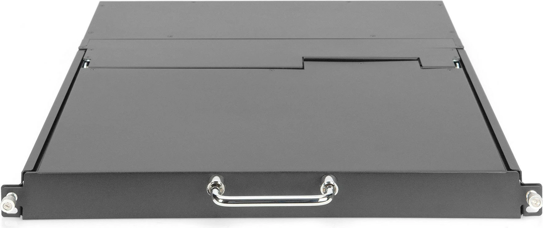 Konsolë KVM Digitus 17" HD, 8-port CAT5, US, e zezë