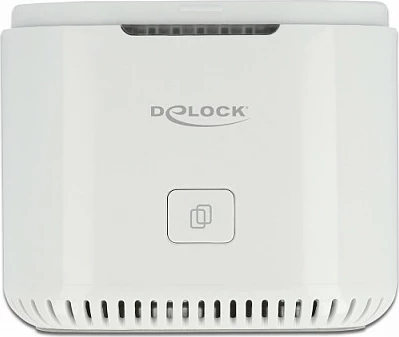Docking station DeLOCK USB-C 3.2 Gen 2, për 2x 2.5" SATA HDD/SSD, Clone, e bardhë
