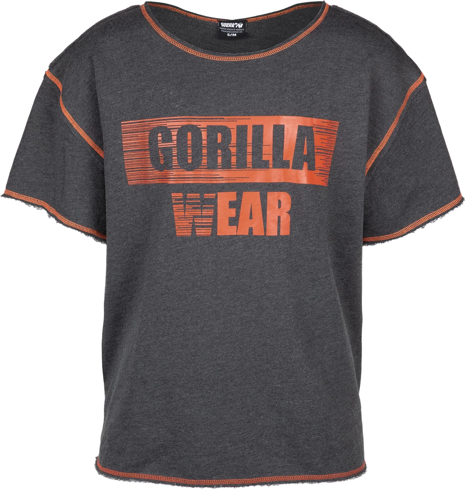 Wallace Workout Top - Gray/Orange [Madhësia: L/XL]