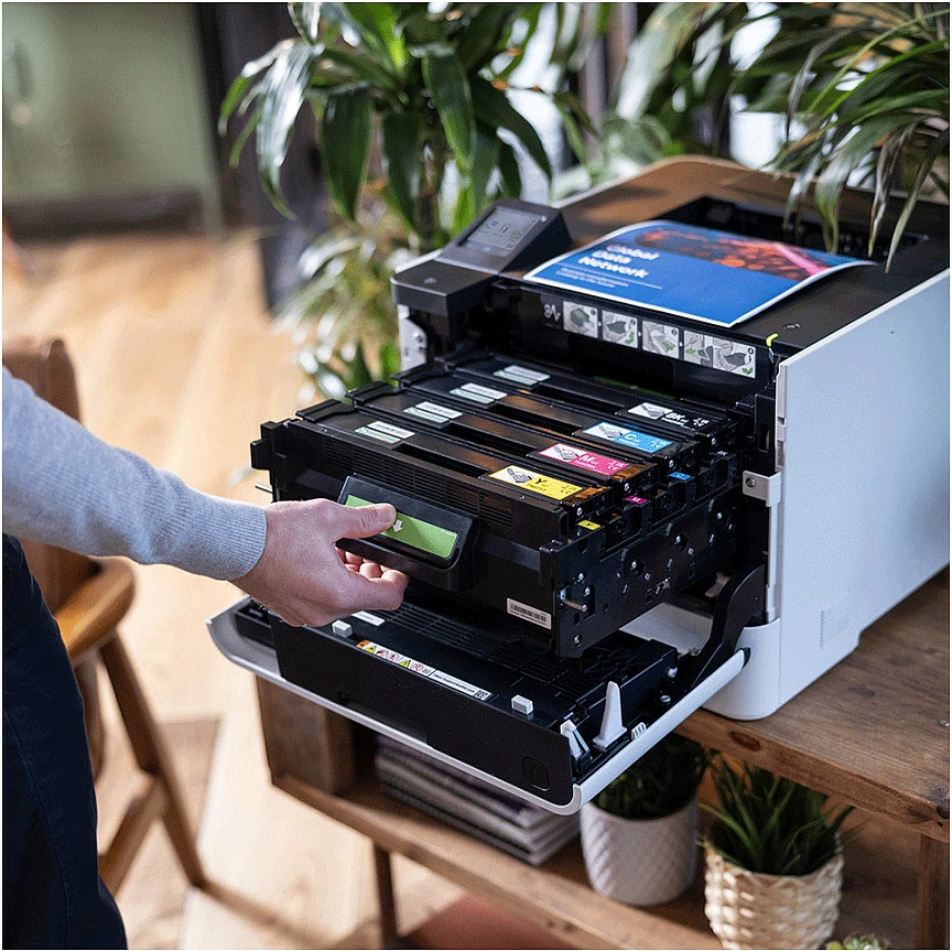 Printer Brother HL-L8430CDW, laser me ngjyra, duplex, Wi‑Fi/Ethernet, NFC