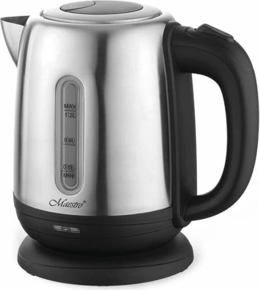 Ibrik elektrik MAESTRO MR-027, 1.2L, çelik/zi