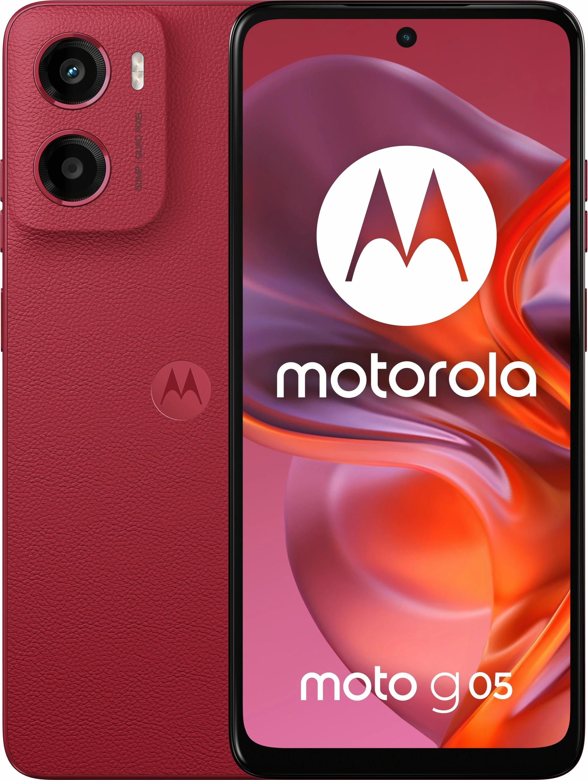 Celular Motorola Moto G05 XT2523-3, 4GB RAM, 128GB, Plum Red