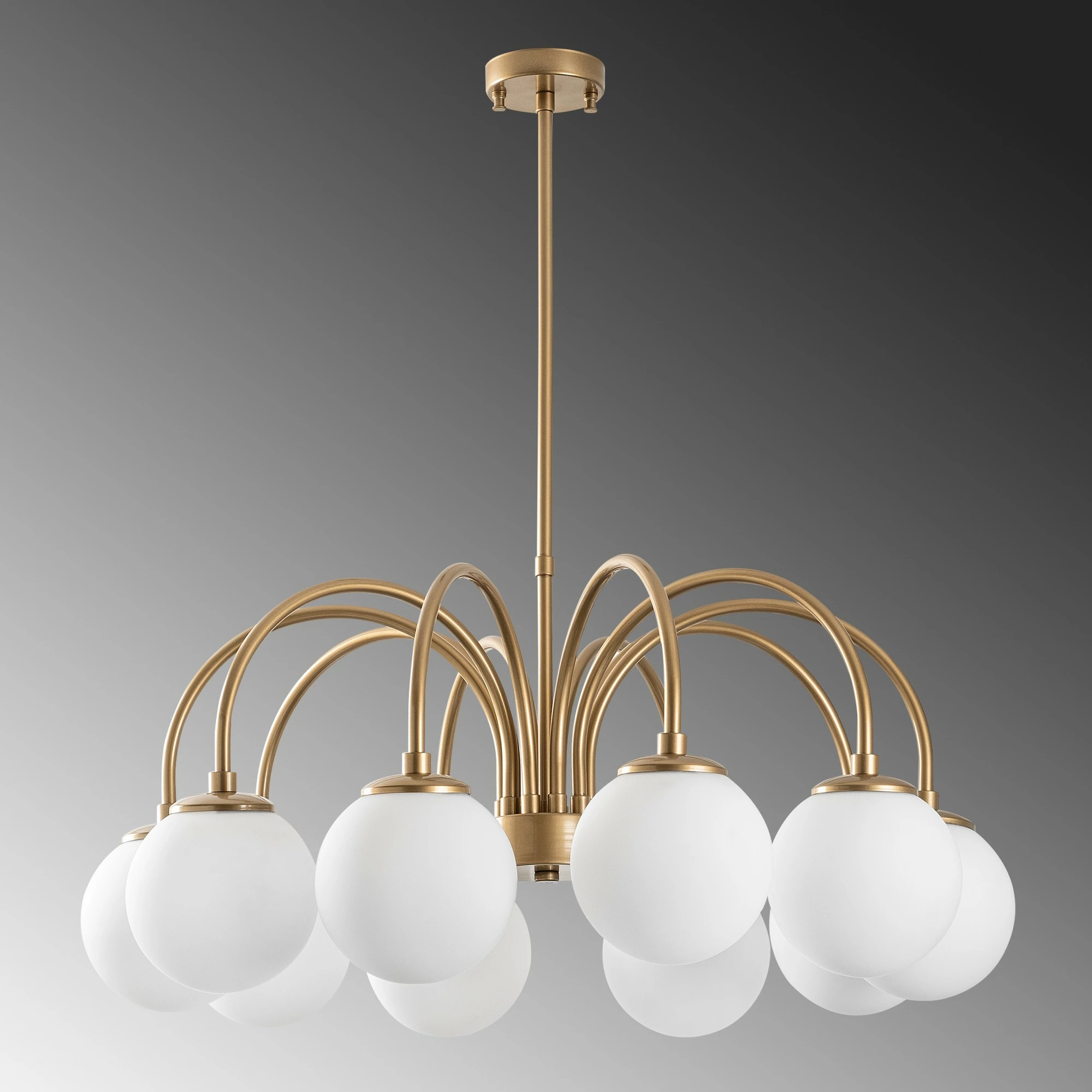 Llambadar Opviq, Sferıs, ngjyrë ari, 75cm