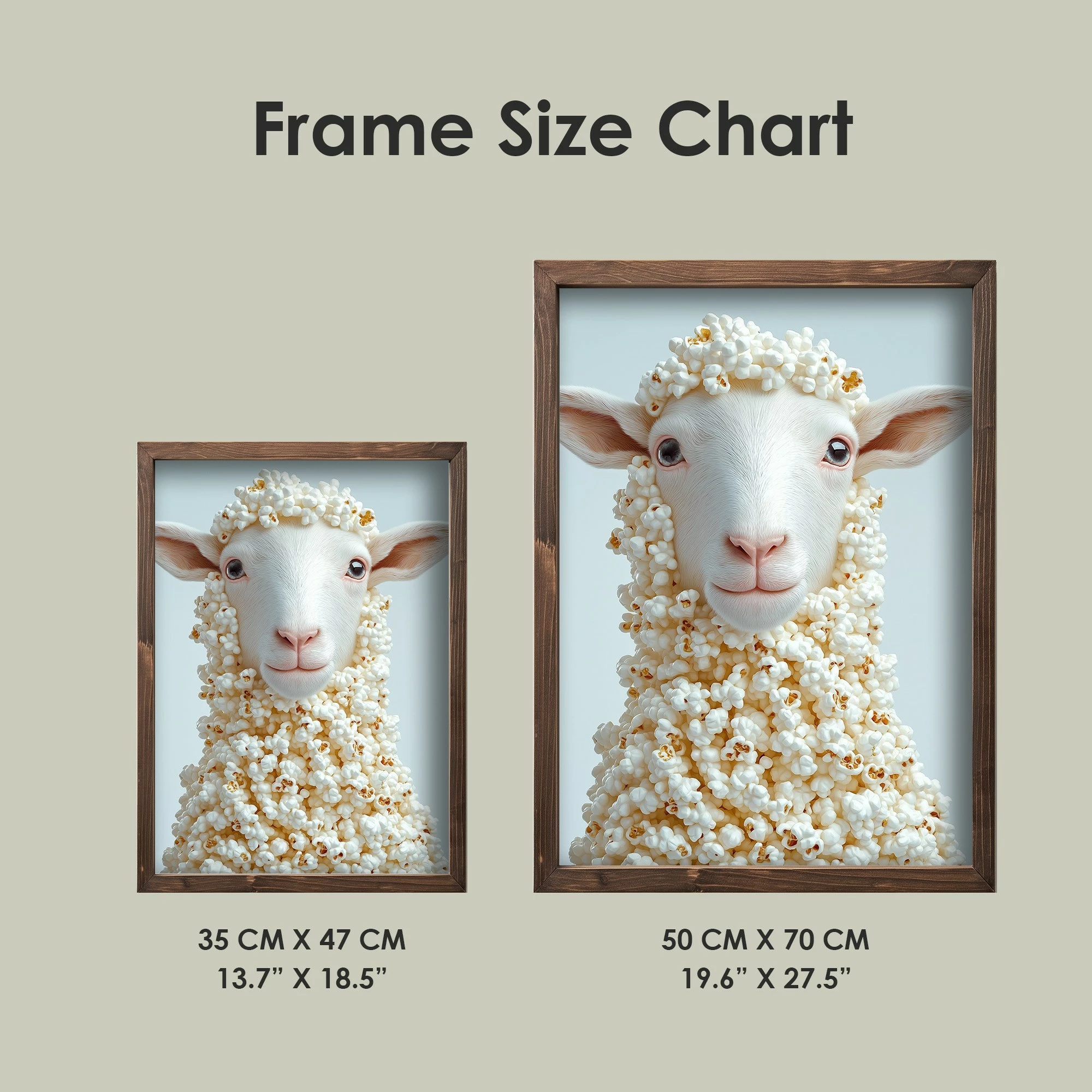 Pikturë dekorative me kornizë MDF, Wallity, TUN005-XL, shumëngjyrëshe, 50x70x3.5cm