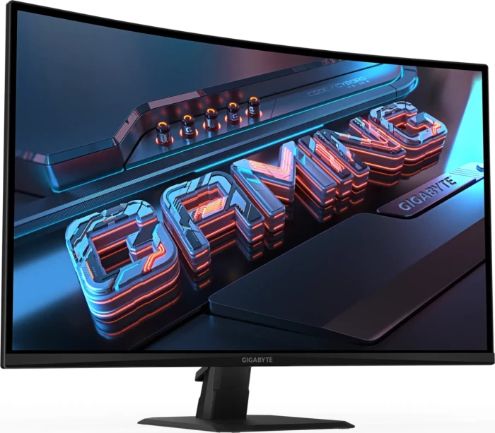 Monitor gaming GIGABYTE GS32QCA 31.5\" QHD 2560x1440, Curved 1500R, 180Hz, 1ms, HDR, zi