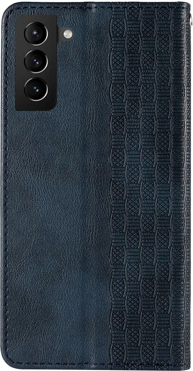 Mbështjellës Hurtel Magnet Strap Case për Samsung Galaxy S22+, me portofol dhe litar dore, Blu