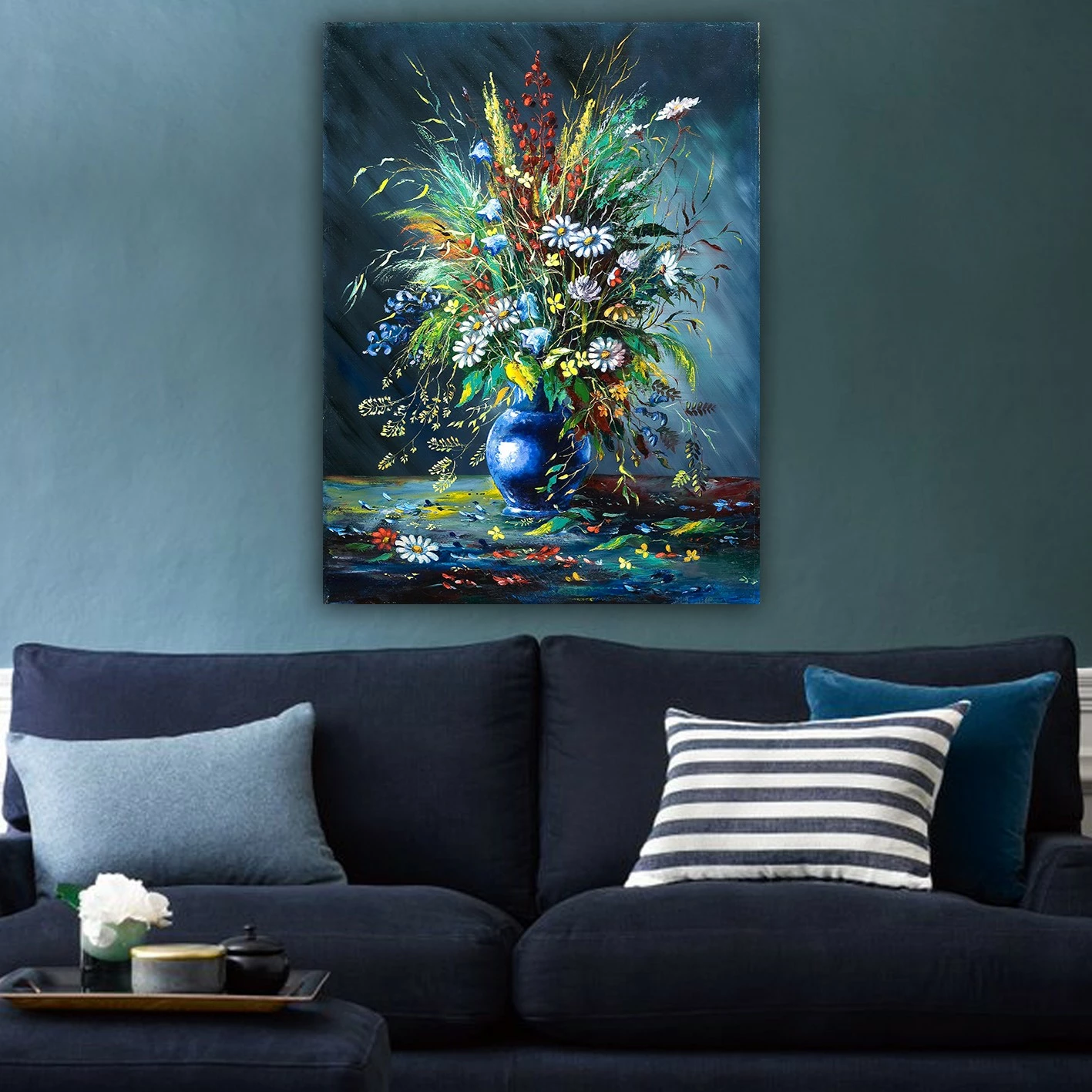 Pikturë dekorative në kanavacë, shumëngjyrëshe, 70x100cm, 17314117_70100