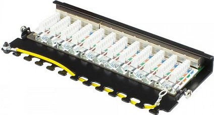 Patch panel GoodConnections GC-N0115, 12x RJ45, Cat6, 0.5U, i zi