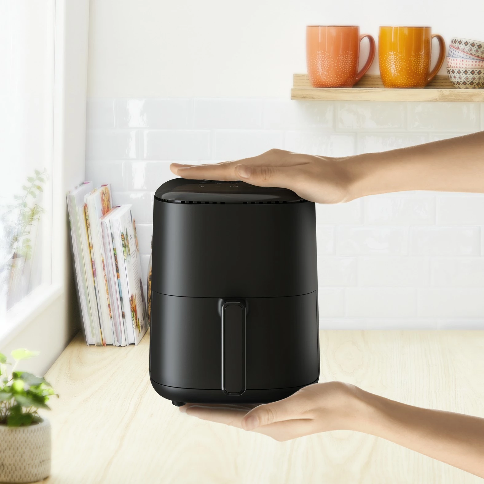 Fritezë me ajër të nxehtë Tefal Easy Fry EY145810, 3 L, E zezë