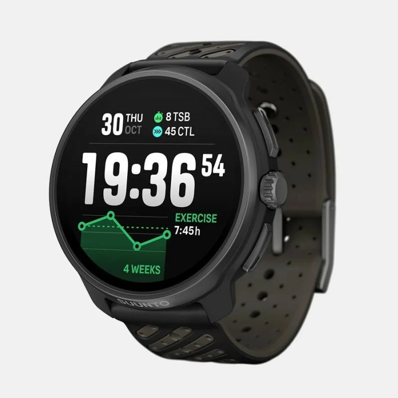 Orë sportive Suunto për meshkuj, e zezë