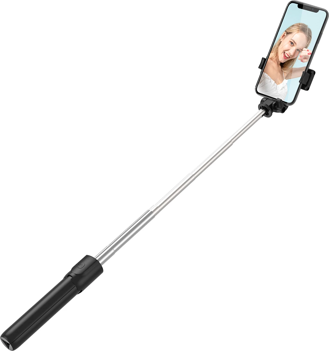 Selfie stick Hurtel WRY1S me tripod, për telefon, 67 cm, e zezë
