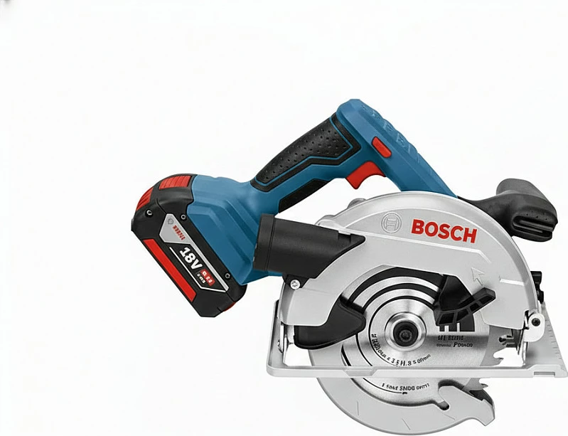 Sharrë rrethore me bateri Bosch GKS 18V-Li, 18V, blu/zezë/kuqe