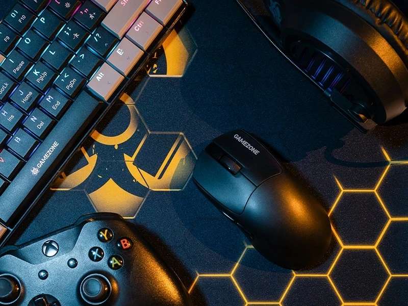 Maus Tracer GameZone Nippy, optik, 12000 DPI, pa kabllo ose me kabllo, i zi