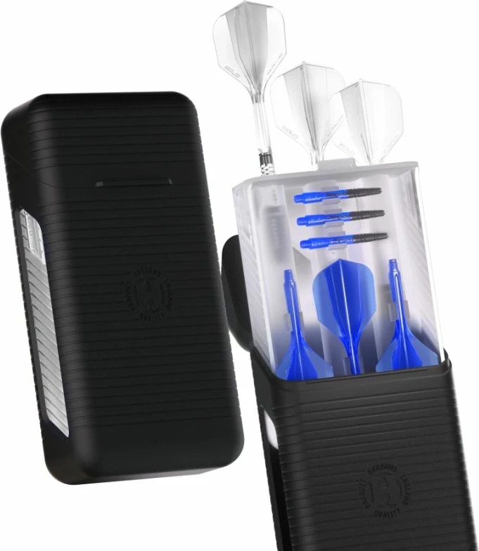 Kuti për aksesorë darts Harrows, transparente