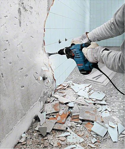 Çekiç elektrik Bosch 0 611 24A 000, SDS Plus, 800W, 3.1J, 900 RPM, zi/blu