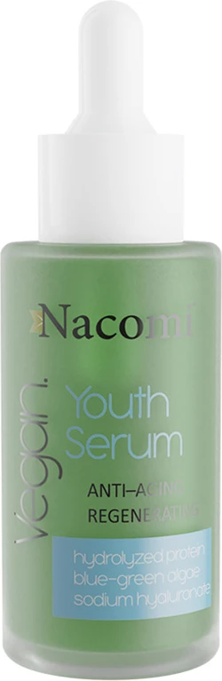 Serum fytyre anti-rrudhë Nacomi Vegan Youth Serum Anti Age Regenerating për femra 40ml