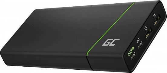 Powerbank Green Cell PowerPlay Ultra, 26800mAh, 128W, 2xUSB-A, 2xUSB-C PD, i zi
