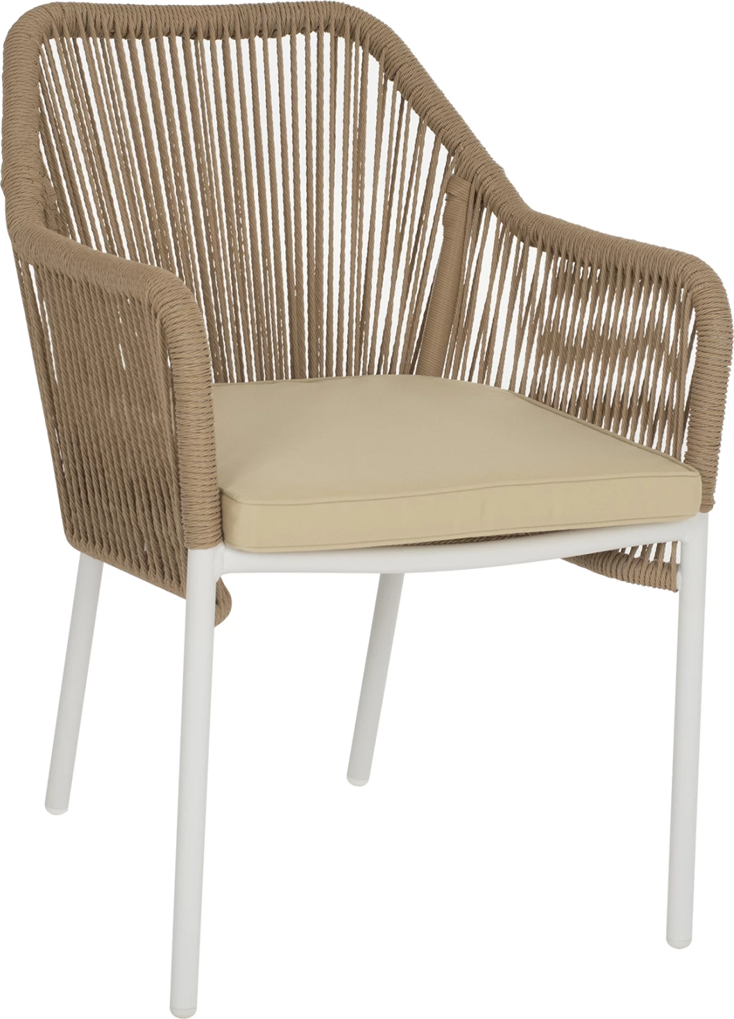 Karrige alumini FH5855.01 e bardhë me litar PE bexh 56x66x82