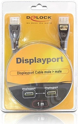 Kabllo DisplayPort DeLOCK 82773, 5 m, deri 4096×2560, antracit