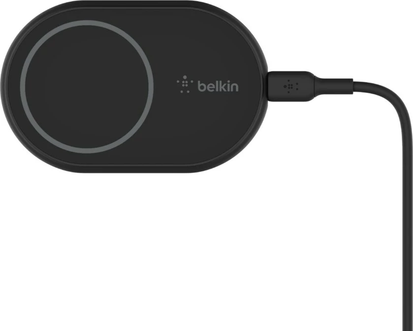 Karikues për në veturë Belkin, me kabëll USB Type-C, i zi