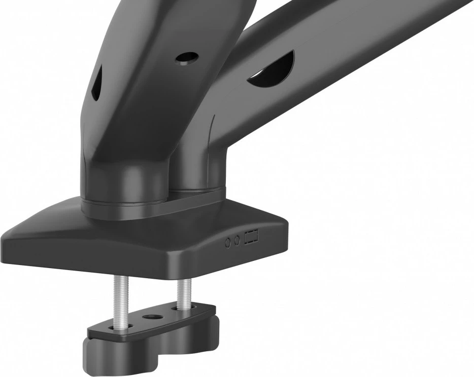 Mbajtës tavoline për dy monitorë IcyBox IB-MS204-T, deri 32 inç, i zi