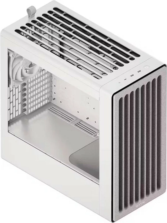 Kasë HAVN BF 360, Midi-Tower, E-ATX, Tempered Glass, e bardhë