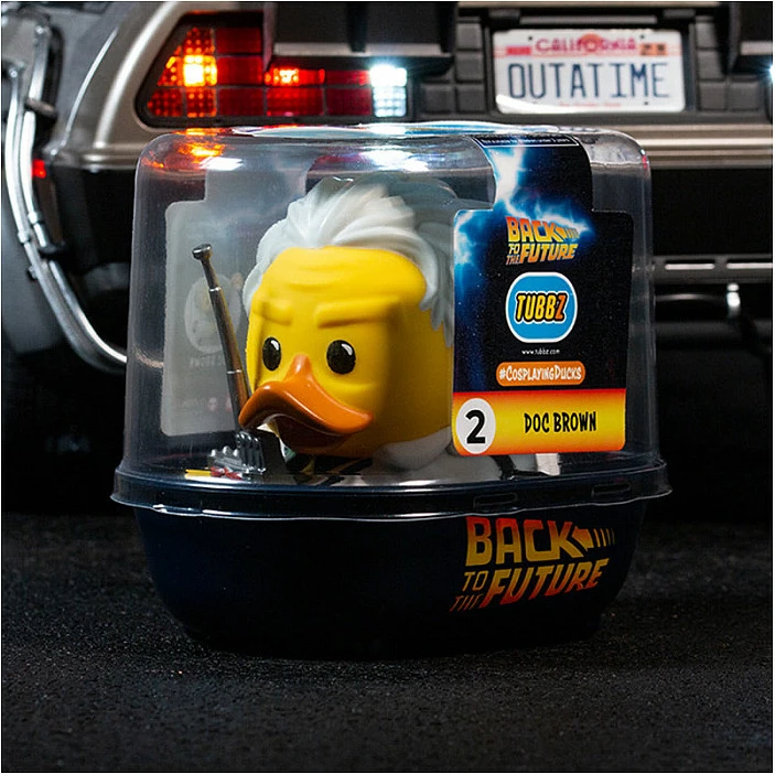 Figurinë koleksionuese TUBBZ Back to the Future Doc Brown (First Edition), 9 cm, PVC, multikolor