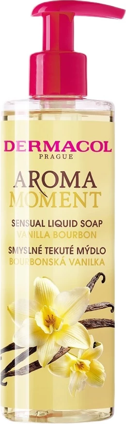 Sapun i lëngshëm për duar Dermacol Aroma Moment për femra Vanilje Bourbon 250ml