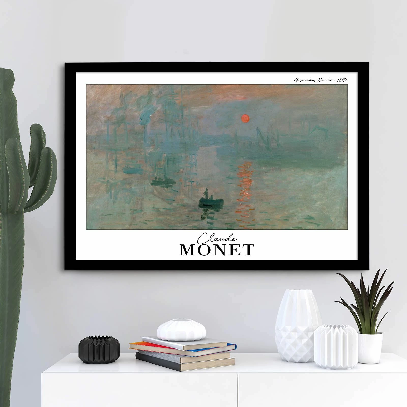 Pikturë dekorative me kornizë, Wallity, 4262SYHMONET-008, shumëngjyrëshe, 42x62cm