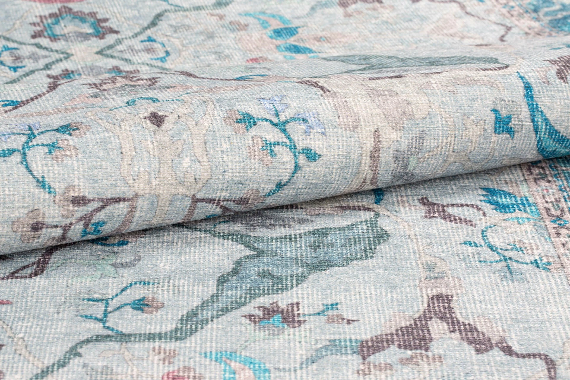 Qilim Conceptum Hypnose, Dorian Chenille, blu, 140x190cm