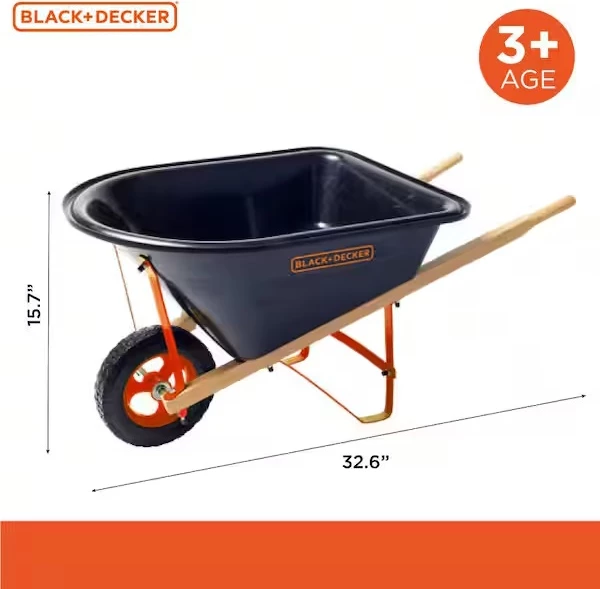 Karrocë dore për fëmijë Black&Decker G015-BD 20L 3+ e zezë